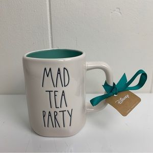 Rae Dunn Disney Alice In Wonderland Mad Tea Party Mug NWT